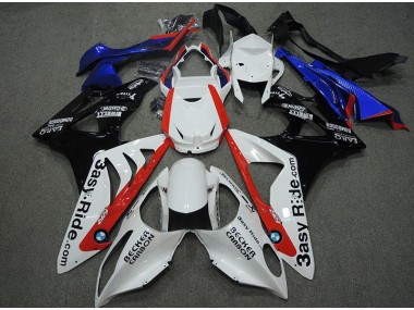Weiß Blau Rot 09-14 BMW S1000RR Motorrad Verkleidung