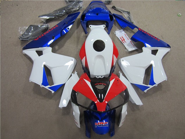 Weiß Blau Rot HRC 05-06 Honda CBR600RR Motorrad Verkleidungen Weiß Blau Rot HRC 05-06 Honda CBR600RR Motorrad Verkleidungen