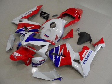 Weiß Blau Rot Motul HRC 05-06 Honda CBR600RR Motorrad Verkleidung