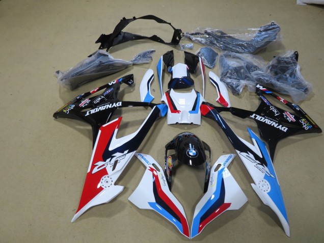 Weiß Blau Rot Schwarz 19-21 BMW S1000RR Motorrad Verkleidung Weiß Blau Rot Schwarz 19-21 BMW S1000RR Motorrad Verkleidung