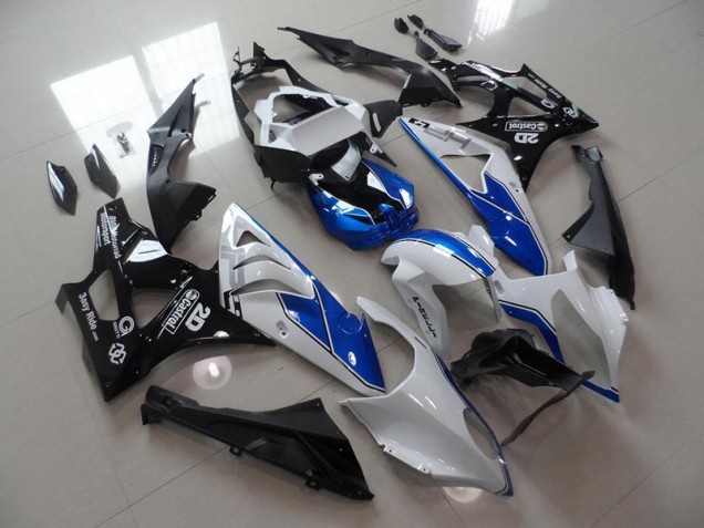 Weiß Blau Schwarz 09-14 BMW S1000RR Motorrad Verkleidung Weiß Blau Schwarz 09-14 BMW S1000RR Motorrad Verkleidung