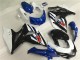 Weiß Blau Schwarz 09-16 Suzuki GSXR 1000 Motorrad Verkleidungen Weiß Blau Schwarz 09-16 Suzuki GSXR 1000 Motorrad Verkleidungen