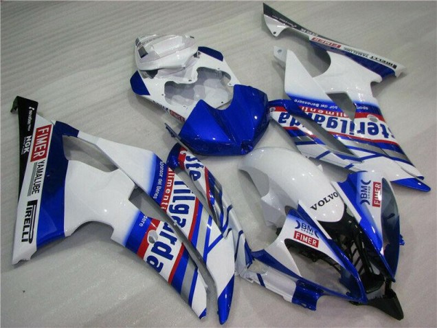 Weiß Blau Sterilgarda Volvo 08-16 Yamaha YZF R6 Motorrad Verkleidung Weiß Blau Sterilgarda Volvo 08-16 Yamaha YZF R6 Motorrad Verkleidung