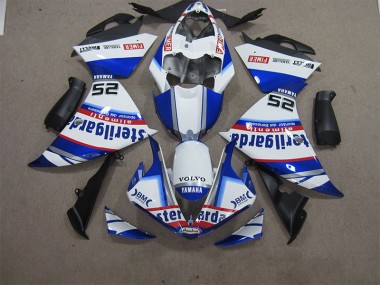 Weiß Blau Volvo Sterilgarda 25 12-14 Yamaha YZF R1 Motorrad Verkleidung