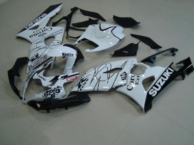 Weiß Corona 05-06 Suzuki GSXR 1000 Motorrad Verkleidung