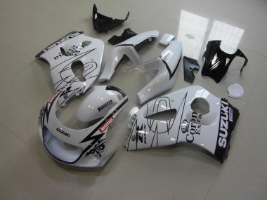Weiß Corona 96-00 Suzuki GSXR 600 Motorrad Verkleidung
