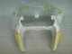 Weiß Gelb Flamme 00-02 Kawasaki ZX6R Motorrad Verkleidung Weiß Gelb Flamme 00-02 Kawasaki ZX6R Motorrad Verkleidung