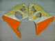 Weiß Gelb Flamme 00-02 Kawasaki ZX6R Motorrad Verkleidung Weiß Gelb Flamme 00-02 Kawasaki ZX6R Motorrad Verkleidung