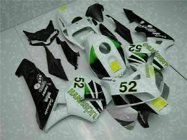 Weiß Gelb Grün 52 05-06 Honda CBR600RR Motorrad Verkleidung Weiß Gelb Grün 52 05-06 Honda CBR600RR Motorrad Verkleidung