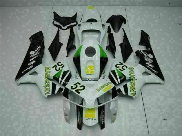 Weiß Gelb Grün 52 05-06 Honda CBR600RR Motorrad Verkleidung Weiß Gelb Grün 52 05-06 Honda CBR600RR Motorrad Verkleidung