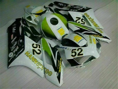 Weiß Grün Hannspree 52 04-05 Honda CBR1000RR Motorrad Verkleidung