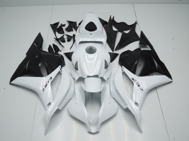 Weiß Matt Schwarz 09-12 Honda CBR600RR Motorrad Verkleidung Weiß Matt Schwarz 09-12 Honda CBR600RR Motorrad Verkleidung