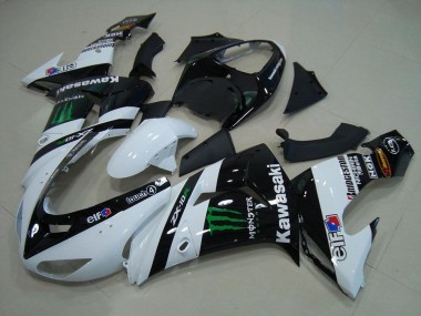 Weiß Monster 06-07 Kawasaki ZX10R Motorrad Verkleidung