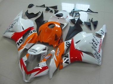 Weiß New Repsol 09-12 Honda CBR600RR Motorrad Verkleidung