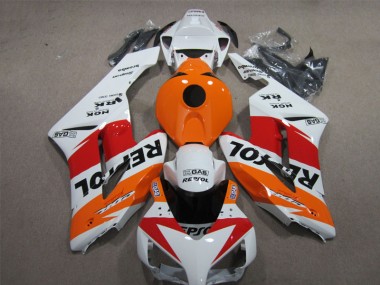 Weiß Orange Repsol 04-05 Honda CBR1000RR Motorrad Verkleidung