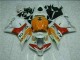 Weiß Orange Repsol 09-12 Honda CBR600RR Motorrad Verkleidung Weiß Orange Repsol 09-12 Honda CBR600RR Motorrad Verkleidung