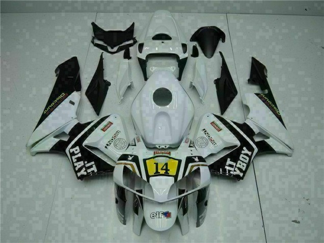 Weiß Playboy 14 05-06 Honda CBR600RR Motorrad Verkleidung Weiß Playboy 14 05-06 Honda CBR600RR Motorrad Verkleidung