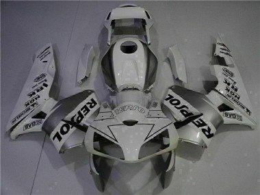 Weiß Repsol 03-04 Honda CBR600RR Motorrad Verkleidung