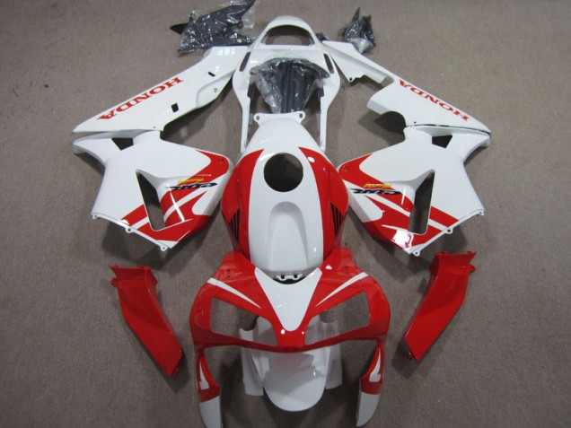 Weiß Rot 03-04 Honda CBR600RR Motorrad Verkleidung