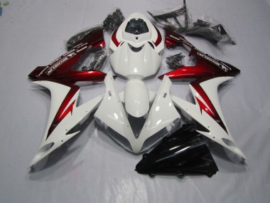 Weiß Rot 04-05 Honda CBR1000RR Motorrad Verkleidung & Plastik