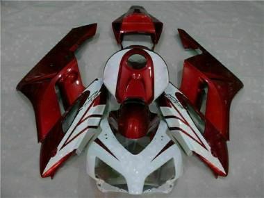 Weiß Rot 04-05 Honda CBR1000RR Motorrad Verkleidungen