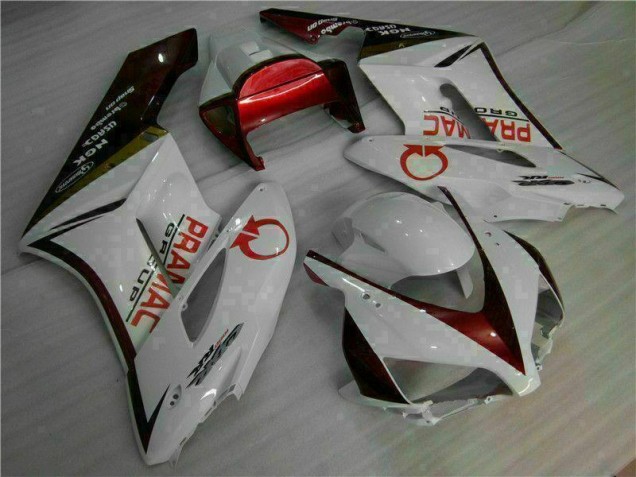 Weiß Rot 04-05 Honda CBR1000RR Motorrad Vollverkleidung Weiß Rot 04-05 Honda CBR1000RR Motorrad Vollverkleidung