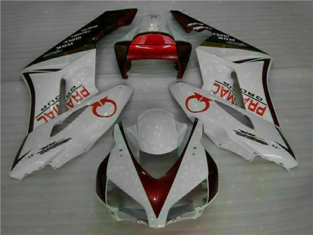 Weiß Rot 04-05 Honda CBR1000RR Motorrad Vollverkleidung Weiß Rot 04-05 Honda CBR1000RR Motorrad Vollverkleidung