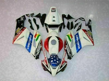 Weiß Rot 04-05 Honda CBR1000RR Motorrad Vollverkleidung & Plastik