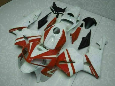 Weiß Rot 05-06 Honda CBR600RR Motorrad Verkleidungen
