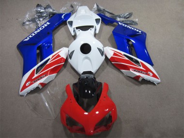 Weiß Rot Blau 04-05 Honda CBR1000RR Motorrad Verkleidung