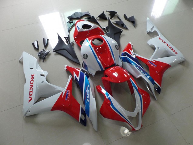Weiß Rot Blau HRC 07-08 Honda CBR600RR Motorrad Verkleidung