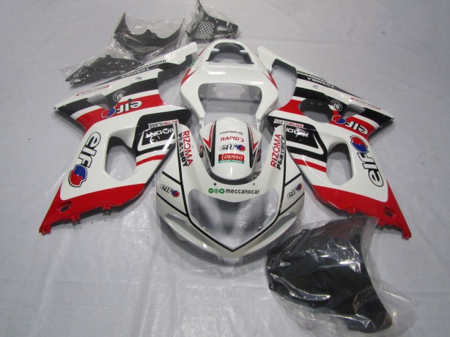 Weiß Rot Rizoma Playboy 00-02 Suzuki GSXR 1000 Motorrad Verkleidung Weiß Rot Rizoma Playboy 00-02 Suzuki GSXR 1000 Motorrad Verkleidung