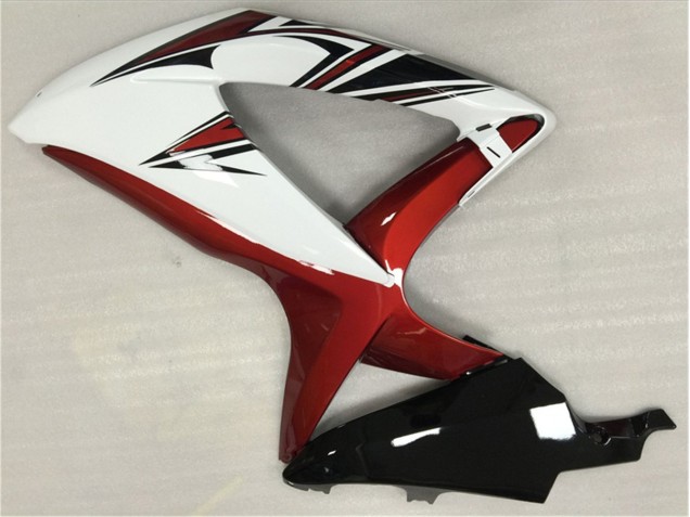 Weiß Rot Schwarz 08-10 Suzuki GSXR 600/750 Motorrad Verkleidung Weiß Rot Schwarz 08-10 Suzuki GSXR 600/750 Motorrad Verkleidung