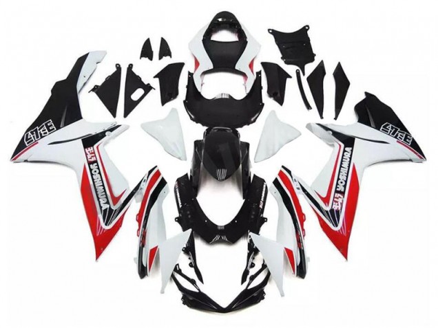 Weiß Rot Schwarz 11-21 Suzuki GSXR 600/750 Motorrad Verkleidung Weiß Rot Schwarz 11-21 Suzuki GSXR 600/750 Motorrad Verkleidung