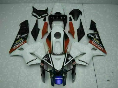 Weiß Rot Schwarz Lee 05-06 Honda CBR600RR Motorrad Verkleidung