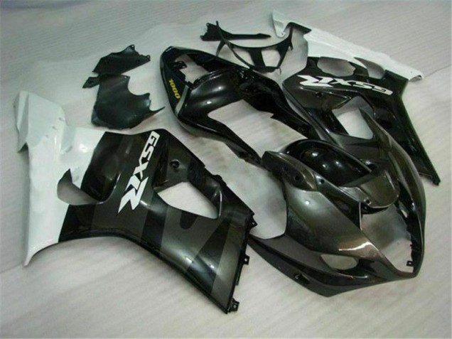 Weiß Schwarz 03-04 Suzuki GSXR 1000 Motorrad Verkleidung Weiß Schwarz 03-04 Suzuki GSXR 1000 Motorrad Verkleidung