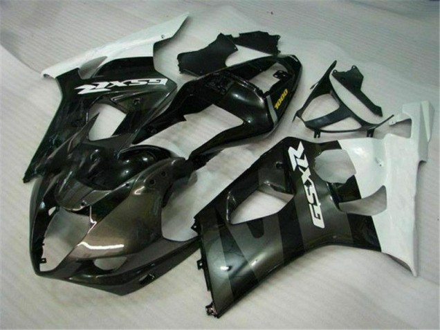 Weiß Schwarz 03-04 Suzuki GSXR 1000 Motorrad Verkleidung Weiß Schwarz 03-04 Suzuki GSXR 1000 Motorrad Verkleidung