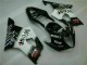 Weiß Schwarz 03-04 Suzuki GSXR 1000 Motorrad Verkleidungen Weiß Schwarz 03-04 Suzuki GSXR 1000 Motorrad Verkleidungen