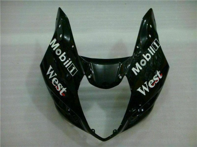 Weiß Schwarz 03-04 Suzuki GSXR 1000 Motorrad Verkleidungen Weiß Schwarz 03-04 Suzuki GSXR 1000 Motorrad Verkleidungen