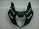 Weiß Schwarz 03-04 Suzuki GSXR 1000 Motorrad Verkleidungen Weiß Schwarz 03-04 Suzuki GSXR 1000 Motorrad Verkleidungen