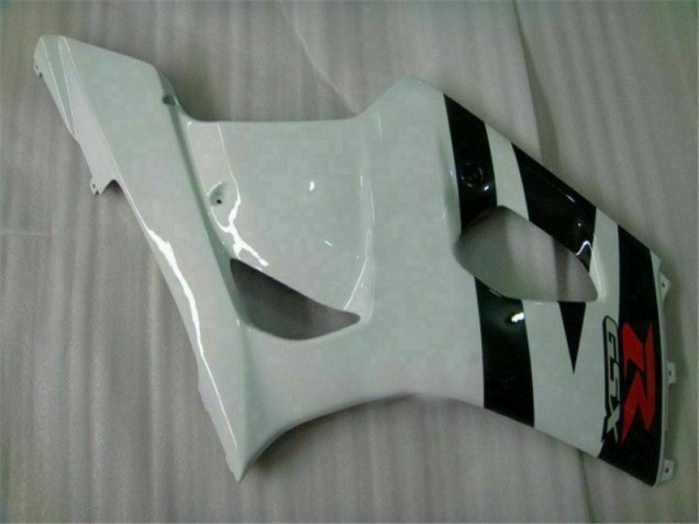 Weiß Schwarz 03-04 Suzuki GSXR 1000 Motorrad Vollverkleidung Weiß Schwarz 03-04 Suzuki GSXR 1000 Motorrad Vollverkleidung