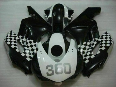 Weiß Schwarz 04-05 Honda CBR1000RR Motorrad Verkleidung