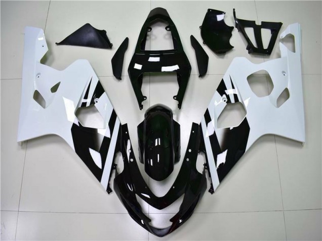 Weiß Schwarz 04-05 Suzuki GSXR 600/750 Motorrad Verkleidungen Weiß Schwarz 04-05 Suzuki GSXR 600/750 Motorrad Verkleidungen