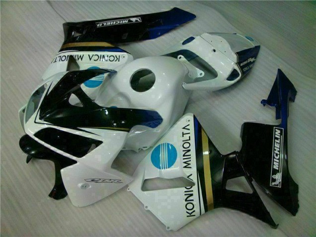 Weiß Schwarz 05-06 Honda CBR600RR Motorrad Verkleidung & Plastik Weiß Schwarz 05-06 Honda CBR600RR Motorrad Verkleidung & Plastik