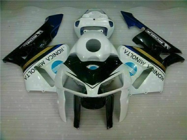 Weiß Schwarz 05-06 Honda CBR600RR Motorrad Verkleidung & Plastik