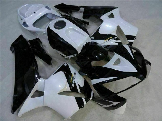 Weiß Schwarz 05-06 Honda CBR600RR Motorrad Vollverkleidung Weiß Schwarz 05-06 Honda CBR600RR Motorrad Vollverkleidung