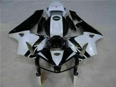 Weiß Schwarz 05-06 Honda CBR600RR Motorrad Vollverkleidung