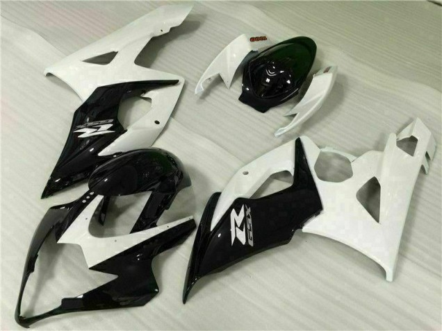 Weiß Schwarz 05-06 Suzuki GSXR 1000 Motorrad Verkleidung Weiß Schwarz 05-06 Suzuki GSXR 1000 Motorrad Verkleidung