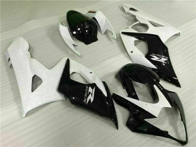 Weiß Schwarz 05-06 Suzuki GSXR 1000 Motorrad Verkleidung Weiß Schwarz 05-06 Suzuki GSXR 1000 Motorrad Verkleidung