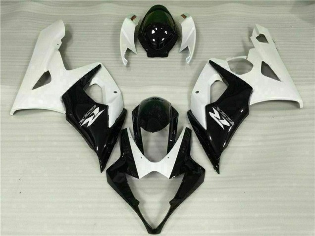 Weiß Schwarz 05-06 Suzuki GSXR 1000 Motorrad Verkleidung Weiß Schwarz 05-06 Suzuki GSXR 1000 Motorrad Verkleidung